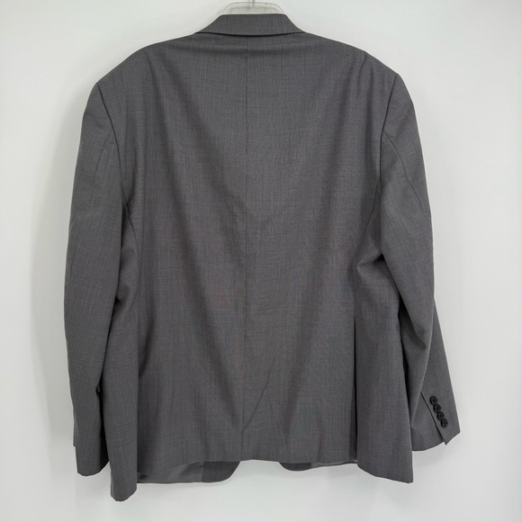 Ralph Ralph Lauren Men's Gray Microcheck 100% Wool Sport Blazer Size 48 R - Picture 7 of 8